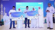 Pelepasan Reward Ibadah Umrah Keluarga Besar PT PNM 2024