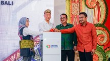 Menperin saat Acara Ground Breaking Pembangunan Gedung Perkantoran BPIFK di Bali