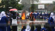 Foto ilustrasi edukasi mitigasi Bencana di lingkungan sekolah 