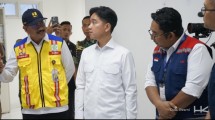 Wapres Gibran Rakabuming Raka melakukan peninjauan Tol Binjai - Langsa, pembangunan ruas tol tersebut dalam upaya mempercepat konektivitas di Sumatera Utara 