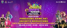 Panggung Bank DKI Jakarta Bergoyang digelar di Monas tanggal 31 Desember 2024 mulai pukul 18.30.