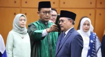 Pelantikan E. Aminudin Aziz sebagai Kepala Perpusnas.