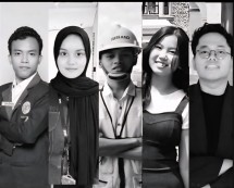 Mahasiswa Program Studi (Prodi) Arsitektur President University. Foto:(ki-ka) Bugis Batubara, Fairuz Hanifah, Yusuf Fadhlillah, Evania Fortuna, Exhaudi Situmorang.