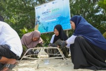 BRI go green dengan transplantasi Karang di Pulau Kapoposang