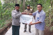 Salahsatu pembangunan infrastruktur di Desa