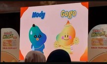 Yakult Indonesia meluncurkan karakter Gogo dan Mody berbarengan dengan peluncuran varian baru rasa mangga.