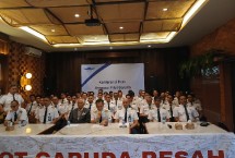 Konferensi Pers Asosiasi Pilot Garuda di Tangsel, Senin (26/5/2025).