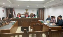 Sidang pembatalan perdamaian (homologasi) terhadap PT Bali Ragawisata (PT BRW) di Pengadilan Niaga pada Pengadilan Negeri Jakarta Pusat.