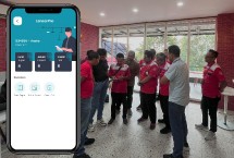 Peluncuran aplikasi digital Laporan Engineering Nasional Sistem Aplikasi – Proyek (LENSA-PRO) di Telkom Akses Legok, Tangerang, beberapa waktu yang lalu.