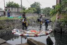 BRI membersihkan sungai