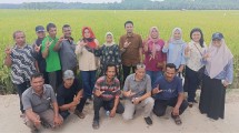 Kepala Pusat Pelatihan Pertanian, Inneke Kusumawaty melakukan kunjungan lapangan ke sejumlah lokasi Brigade Pangan (BP) di Provinsi Sumatera Utara