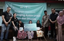 PT ADM Indonesia Trading & Logistics kembali berkolaborasi bersama Dompet Dhuafa mendistribusikan ayam segar kepada total 650 penerima manfaat, diantaranya 560 kepada masyarakat yatim dan dhuafa yang tersebar di Kabupaten Bogor serta 90 karyawan internal PT ADM Indonesia Trading & Logistics yang dikemas dalam gelaran “Chicken Day”.