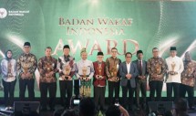 Dompet Dhuafa meraih penghargaan sebagai Nazir Wakaf Terbaik di BWI Award 2025.