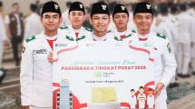 Pegadaian Beri Apresiasi Tabungan Emas untuk Paskibraka Nasional 2025