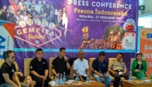 Suasana Konferensi Pers Ancol menyambut tahun baru 2018 dengan tajuk "Pesona Indonesiaku" (Foto: INDUSTRY.co.id)