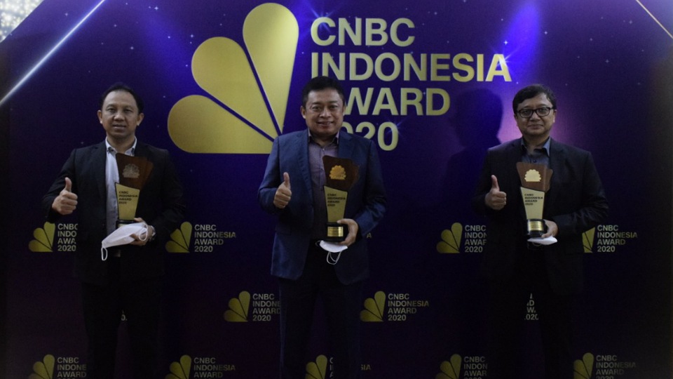 Telkom Boyong Tiga Penghargaan di ajang CNBC Indonesia Award 2020