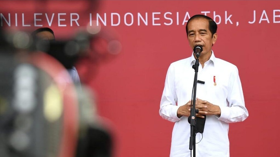 Presiden Jokowi Tinjau Vaksinasi Gotong Royong Perdana di Jababeka Cikarang