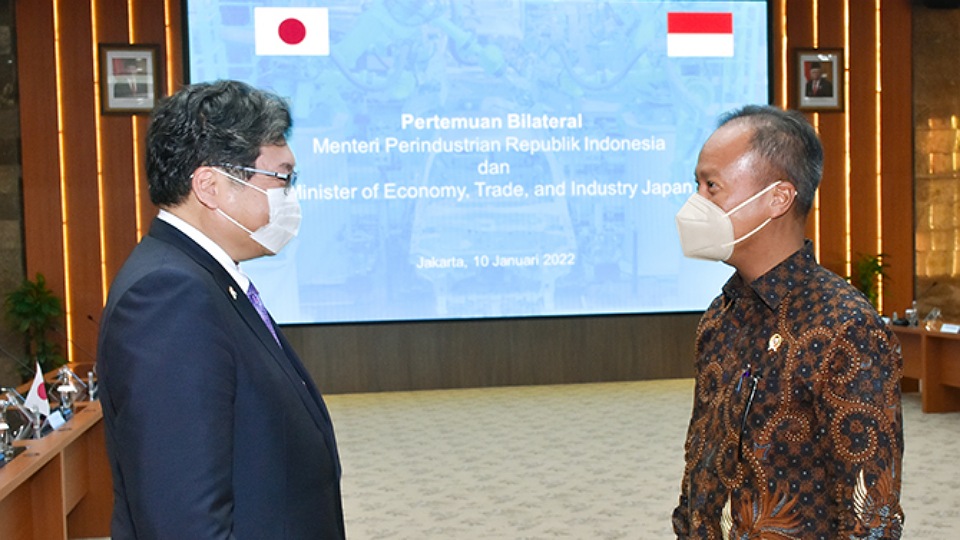 Menperin Agus Terima Kunjungan METI Jepang