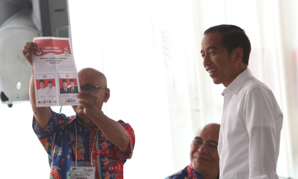 Capres Jokowi Gunakan Hak Pilihnya